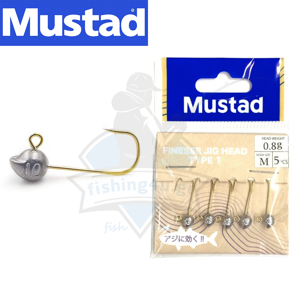 MUSTAD FINESSE JIG HEAD TYPE 1 – Fishing4u