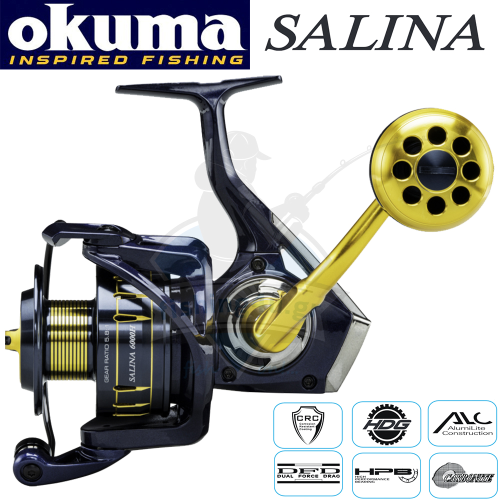 NEW Okuma Salina Spinning Reels  Built Saltwater Tough! 